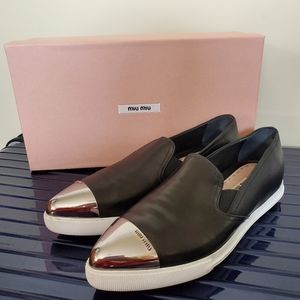 Miu Miu slip on sneakers. Size 6.5